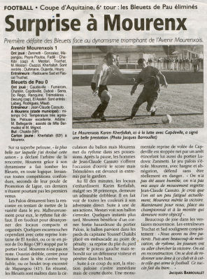 Saison 2006/07: Avenir Mourenx / Bleuets