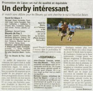 Saison 2007/08: Nord-Est Barn / Bleuets A
